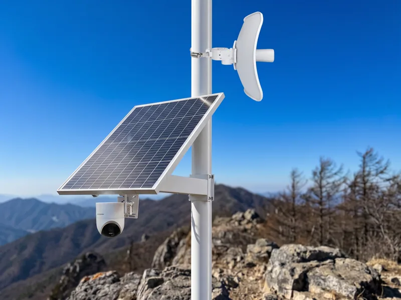 IP Gözetim ve Kablosuz CPE için Dış Mekan Güneş Enerjisi