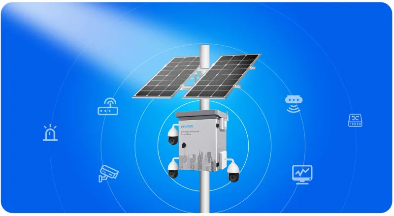 MAXSOL entegre dış ortam güneş enerjisi sistemi