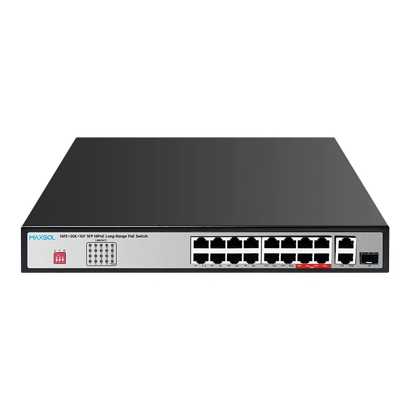 16 portlu 200W Hi-PoE anahtarı, 2GE+SFP uplink
