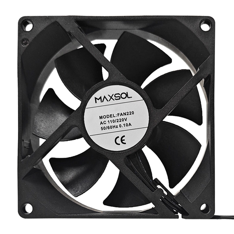 220V 92mm sıcaklık kontrollü AC soğutma fanı