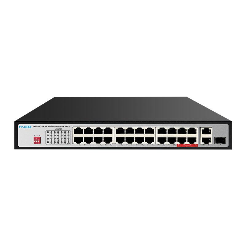 24 portlu 300W HiPoE anahtarı, Gigabit uplink