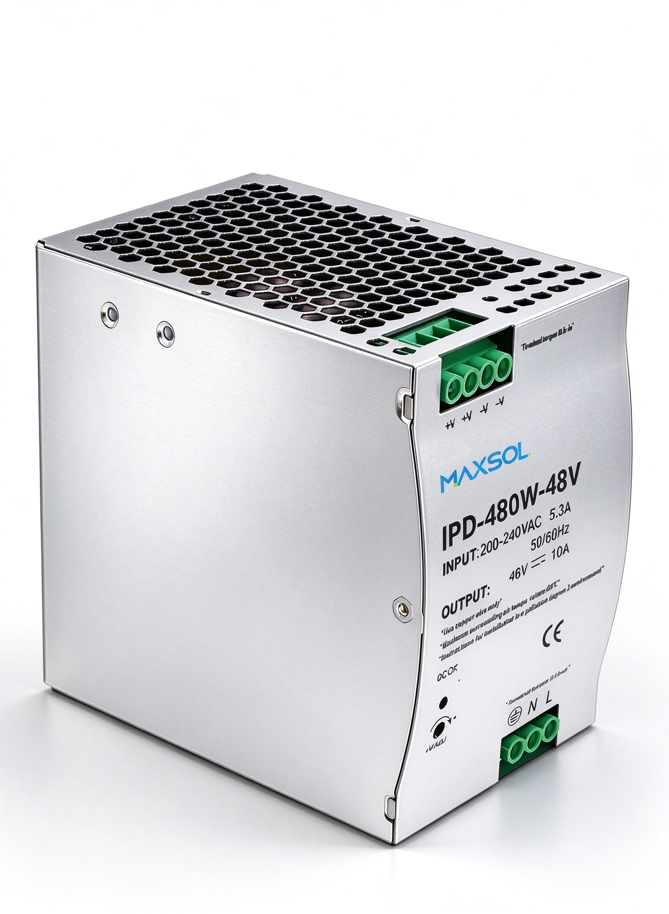 48V 480W Endüstriyel DIN Ray Güç Kaynağı